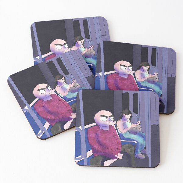 Item preview, night in the subway designed and sold by miriam-miranda.