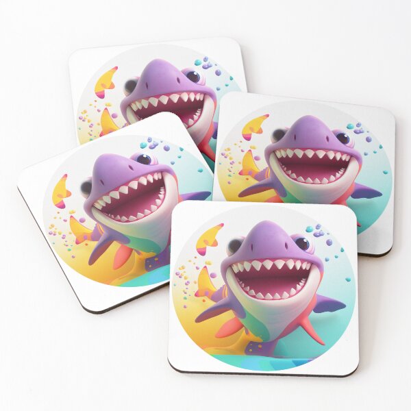 Item preview, Colorful Shark Character designed and sold by Funlandia.