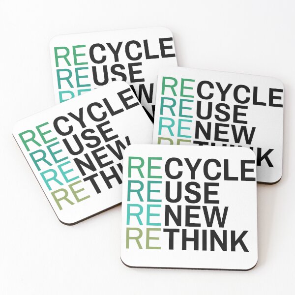 Item preview, Recycle Reuse Renew Rethink designed and sold by AtergK.