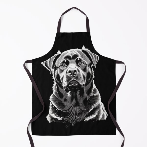 Item preview, Rottweiler Black and White Art  designed and sold by ElegantCat.