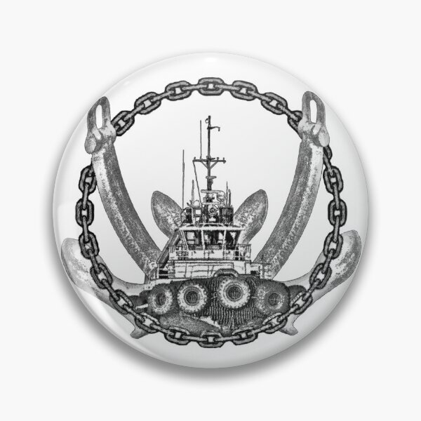Item preview, Chain Endless & Double Anchor Design with a Foss Tugboat designed and sold by Jason Mosley.
