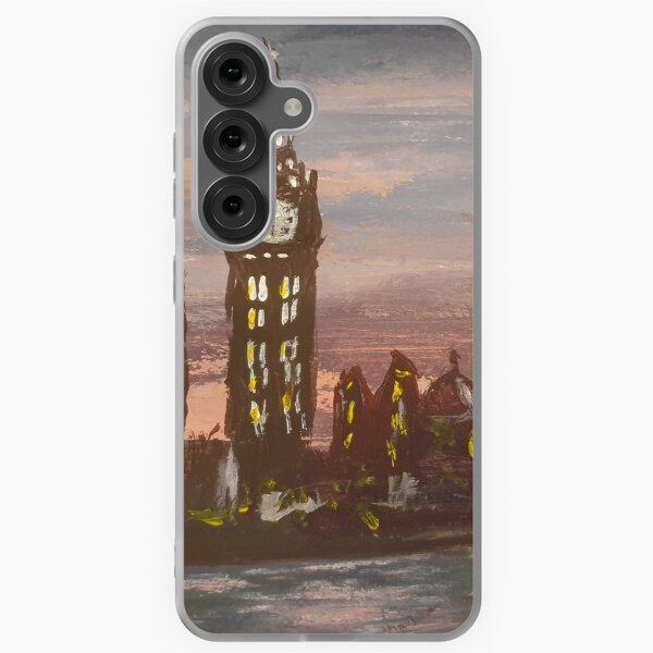 Item preview, Evening at Big Ben acrylic painting designed and sold by WorldOfWendyArt.