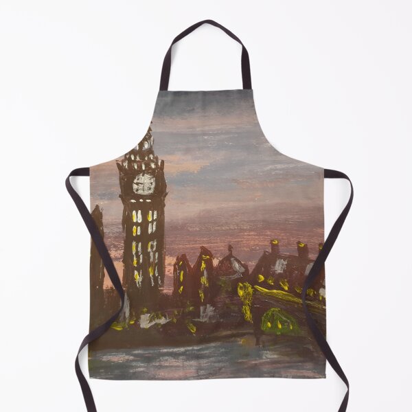 Item preview, Evening at Big Ben acrylic painting designed and sold by WorldOfWendyArt.