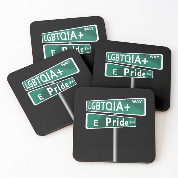 Item preview, Street Signs LGBTQIA+ way and E Pride Blvd designed and sold by TheirChoice.