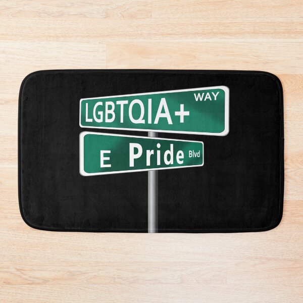 Item preview, Street Signs LGBTQIA+ way and E Pride Blvd designed and sold by TheirChoice.