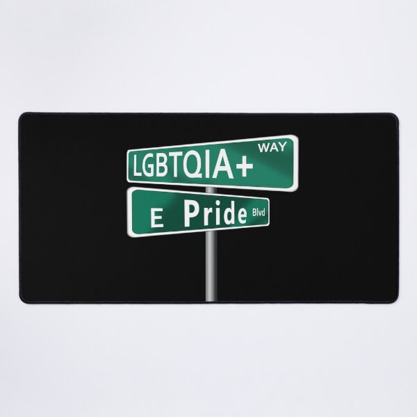 Item preview, Street Signs LGBTQIA+ way and E Pride Blvd designed and sold by TheirChoice.