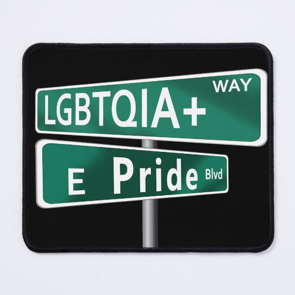 Item preview, Street Signs LGBTQIA+ way and E Pride Blvd designed and sold by TheirChoice.