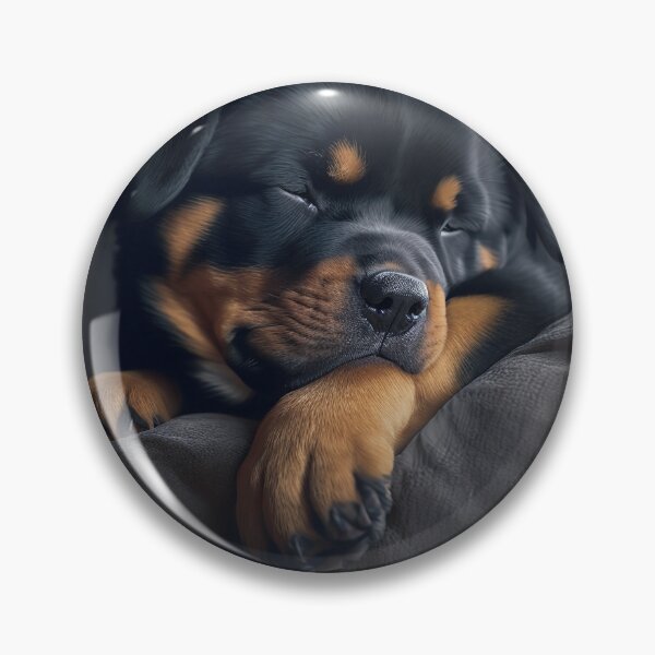 Item preview, Rottweiler Puppy Sleeping designed and sold by ebrawne.