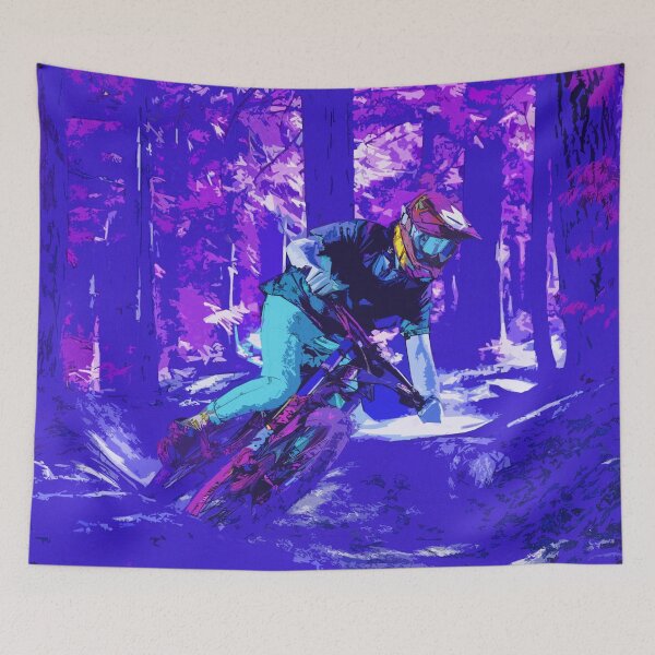 Item preview, Jinete del bosque - Corredor de BMX designed and sold by NaturePrints.