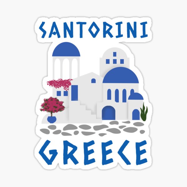 Item preview, Santorini Island, Greece designed and sold by TazDez.