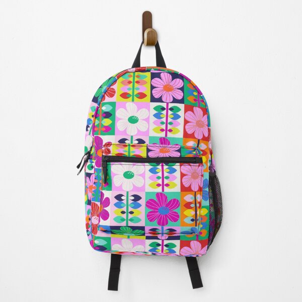Item preview, Gorgeous retro scandi flowers in all the colours designed and sold by BlackDogArtists.