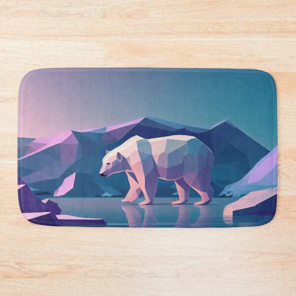Item preview, Polar Bear shape Outline designed and sold by zoldi.