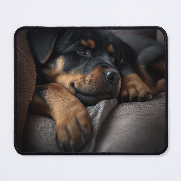 Item preview, Rottie Puppy Sleeping: 2 in a series of 3 designed and sold by ebrawne.
