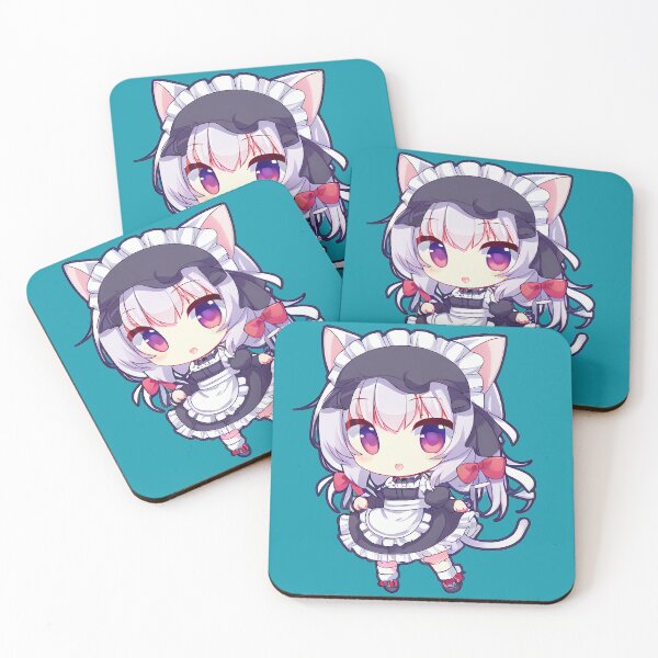 Item preview, Neko Chibi Kawaii Maid: Add Some Whimsy to Your Collection designed and sold by TrendyArtInk.