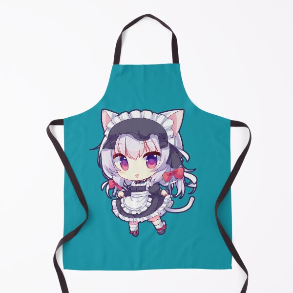 Item preview, Neko Chibi Kawaii Maid: Add Some Whimsy to Your Collection designed and sold by TrendyArtInk.