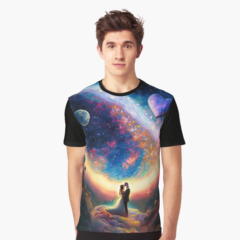 Love the cosmic beauty of stars  Buy Galaxy Print T-shirt for Men -  DAYDREAMER FASHION LOUNGE