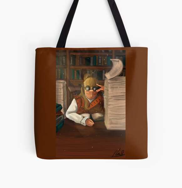 The Crafter at Work All Over Print Tote Bag