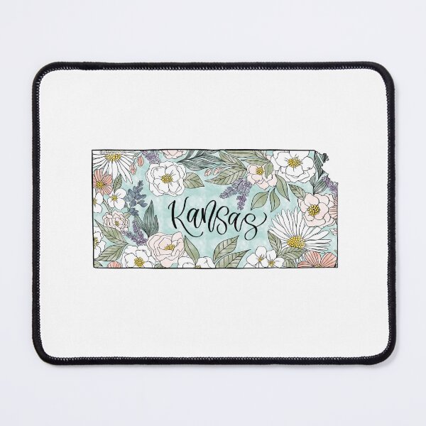 Item preview, Hand drawn Kansas Floral designed and sold by Selena Ashley Designs.