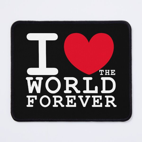 Item preview, I love the world forever invites everyone to take care of our planet.earth day,world environment day designed and sold by Billion-design.