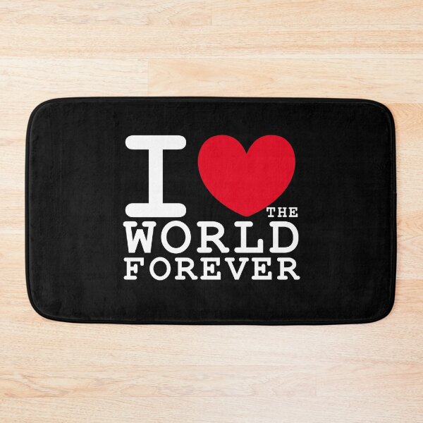 Item preview, I love the world forever invites everyone to take care of our planet.earth day,world environment day designed and sold by Billion-design.