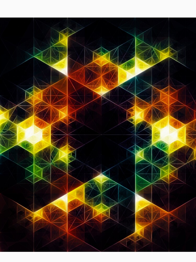 Thumbnail 7 of 7, Classic T-Shirt, Fractal Geometry Cube Artwork designed and sold by Truthseekmedia.