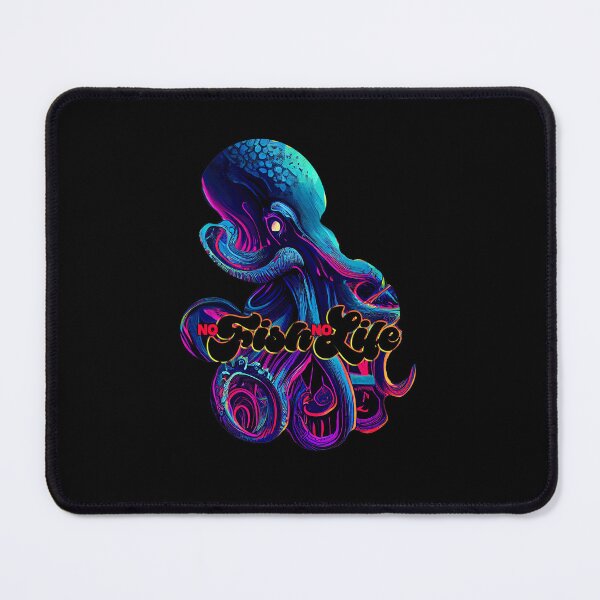Item preview, I only work to support my fishing habit - No fish no life - Octopus designed and sold by artishmots.