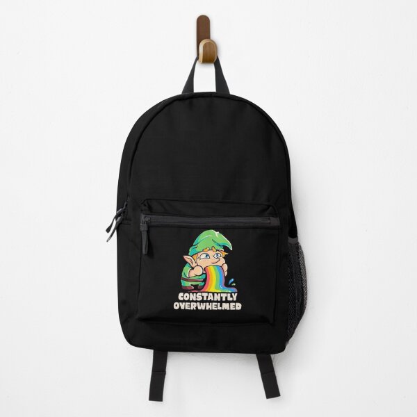 Item preview, Constantly Overwhelmed - Funny Gnome Rainbow Gift designed and sold by EduEly.