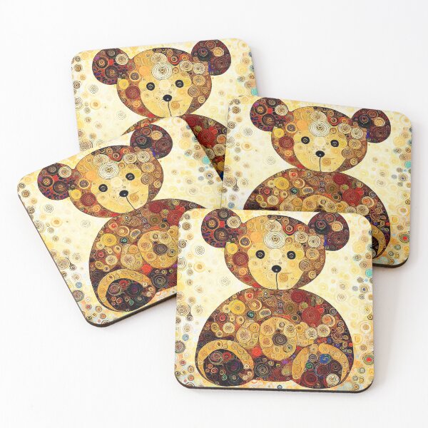 Item preview, Klimt Teddy bear  - A Teddy bear as painted by Klimt great for kids and babies of parents who love art. designed and sold by CristalleLisa.