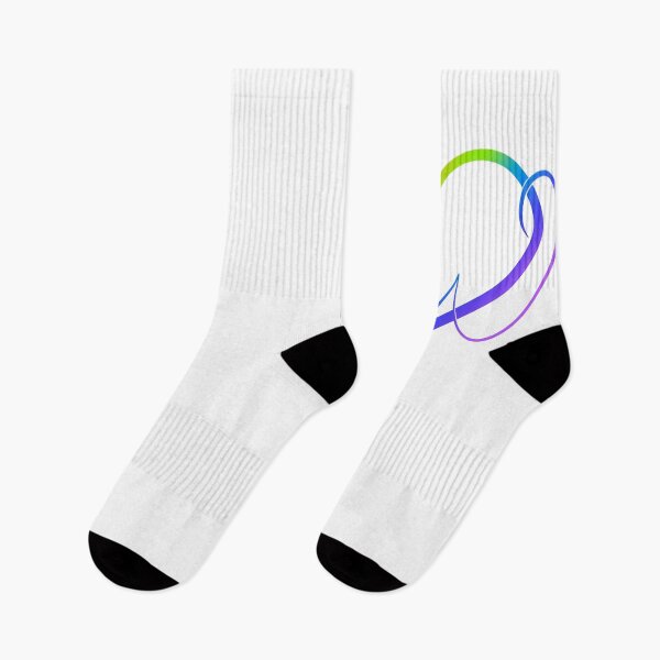 Item preview, Monogram W inHeart (Rainbow Outline) designed and sold by LancelotDesigns.