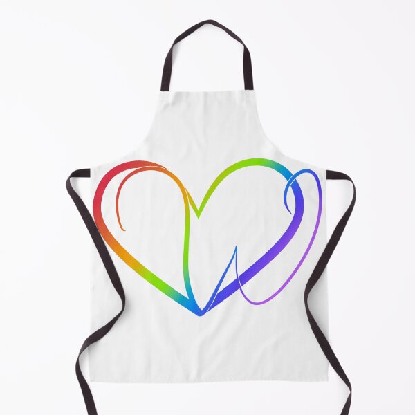 Item preview, Monogram W inHeart (Rainbow Outline) designed and sold by LancelotDesigns.