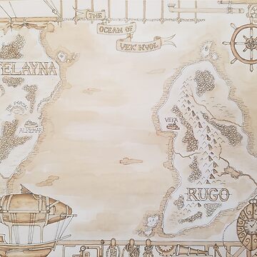 Artwork thumbnail, Steampunk Map from "The Living Stone" by ScharaReeves