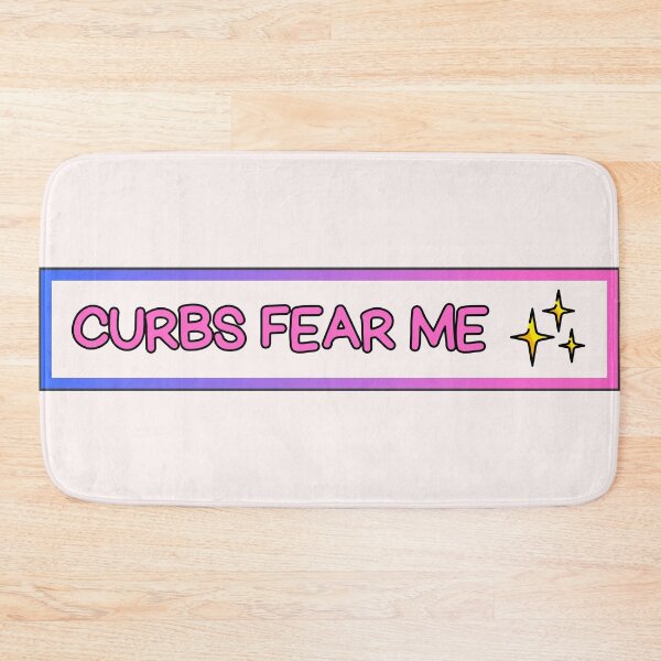 Item preview, Curbs Fear Me - Car Bumper Sticker designed and sold by Hazmat-AI7.