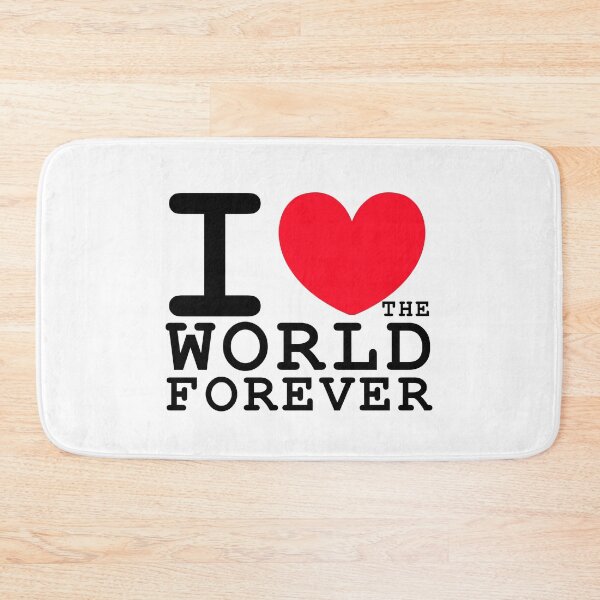 Item preview, I love the world forever invites everyone to take care of our planet.world environment day,earth day designed and sold by Billion-design.