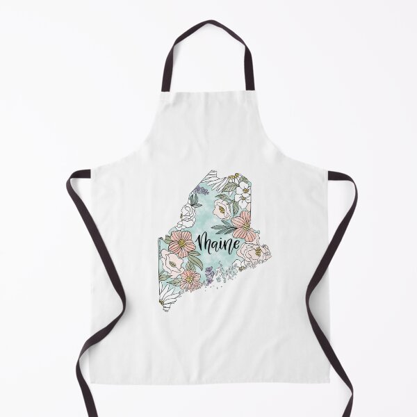 Item preview, Hand drawn Maine Floral designed and sold by Selena Ashley Designs.