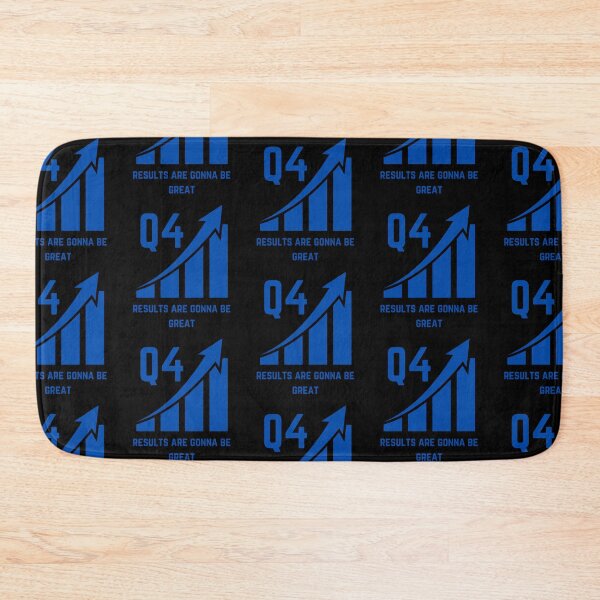 Item preview, Quarterly results financial chart blue designed and sold by EMaizingMakes.
