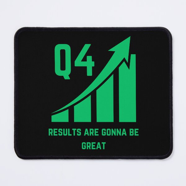 Item preview,  Quarterly results financial chart Green designed and sold by EMaizingMakes.