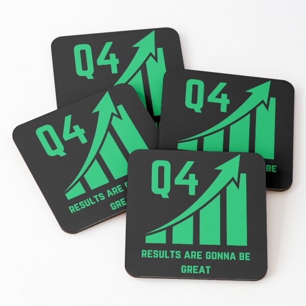 Item preview, Gráfico financiero de resultados trimestrales Verde designed and sold by LightsOutSupply.