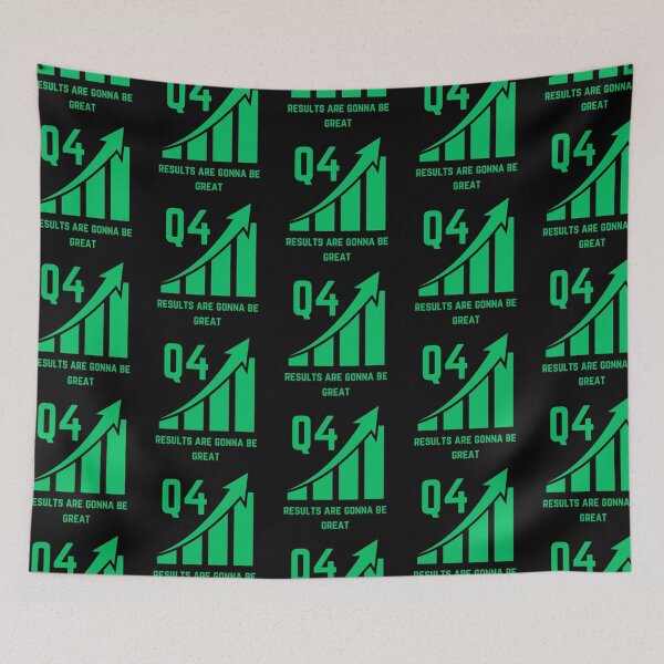Item preview,  Quarterly results financial chart Green designed and sold by EMaizingMakes.