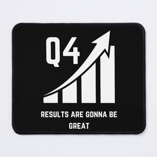 Item preview, Quarterly results financial chart White designed and sold by LightsOutSupply.