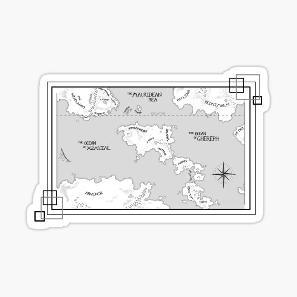 Item preview, Map of Eatris designed and sold by ScharaReeves.