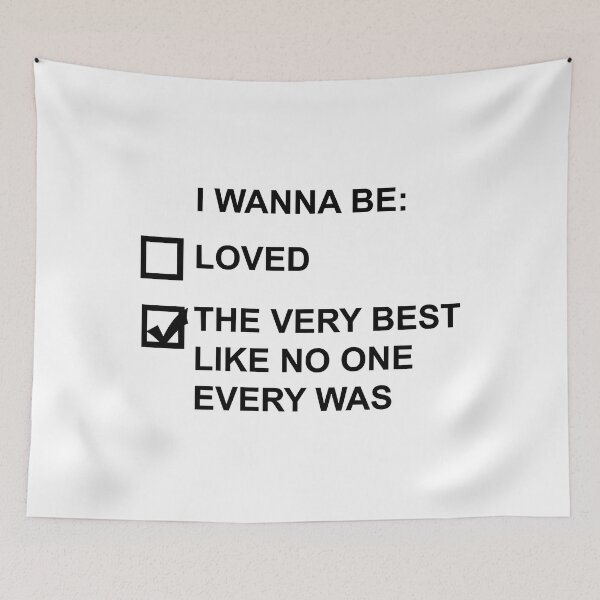 Item preview, I wanna be (black text) designed and sold by dowmoriah.