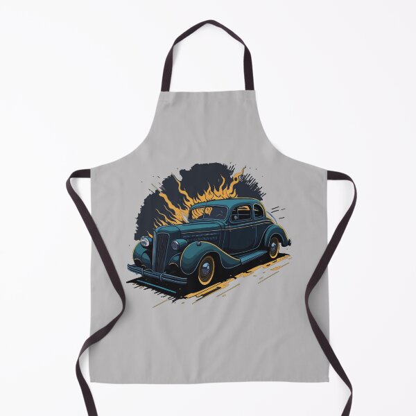 Item preview, Vintage Blue Hot Rod designed and sold by FiaFiaPress.