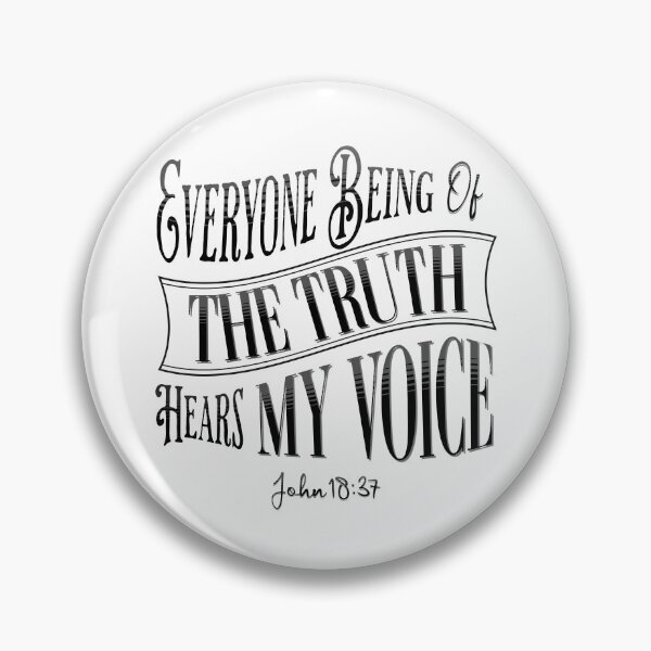 Item preview, Everyone Being Of The Truth Hears My Voice - Torah Bible Design - TorahWear designed and sold by Andrew Carter.