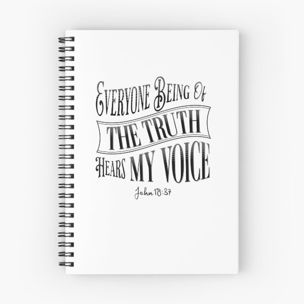 Item preview, Everyone Being Of The Truth Hears My Voice - Torah Bible Design - TorahWear designed and sold by Andrew Carter.