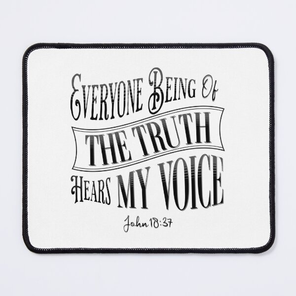Item preview, Everyone Being Of The Truth Hears My Voice - Torah Bible Design - TorahWear designed and sold by Andrew Carter.