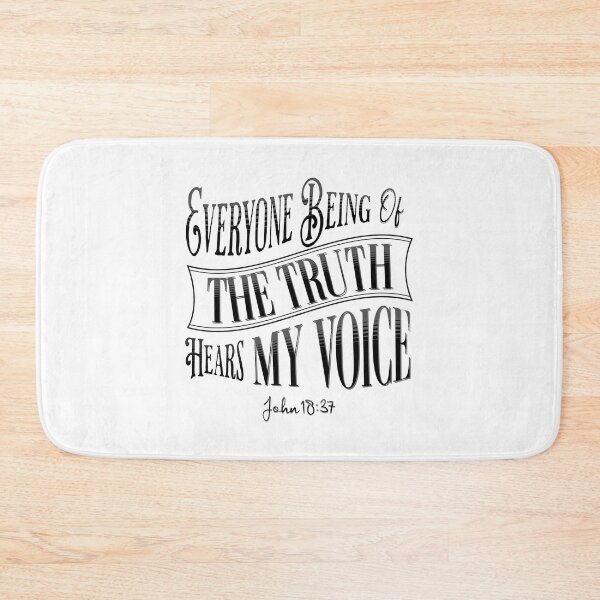 Item preview, Everyone Being Of The Truth Hears My Voice - Torah Bible Design - TorahWear designed and sold by Andrew Carter.