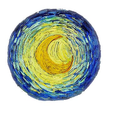 Aperçu de l'œuvre Van Gogh, nuit étoilée et lune de Vangoholic