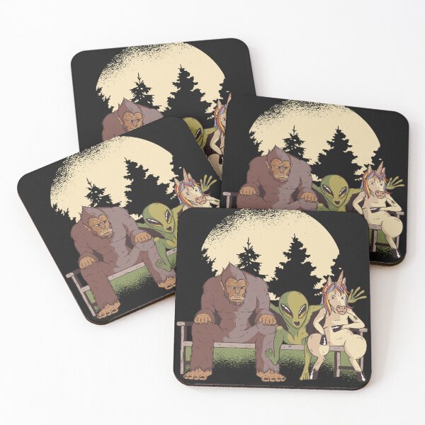 Item preview, bigfoot-alien-unicorn designed and sold by Roy & Pride.