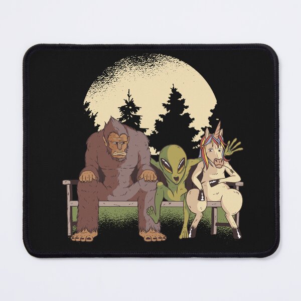 Item preview, bigfoot-alien-unicorn designed and sold by Roy & Pride.