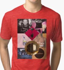 blackbear album cover collage Tri-blend T-Shirt